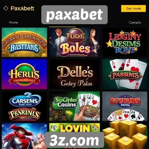 Comparação de jogos oferecidos pela paxabet