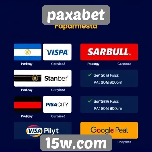 Métodos de pagamento aceitos pelo site paxabet