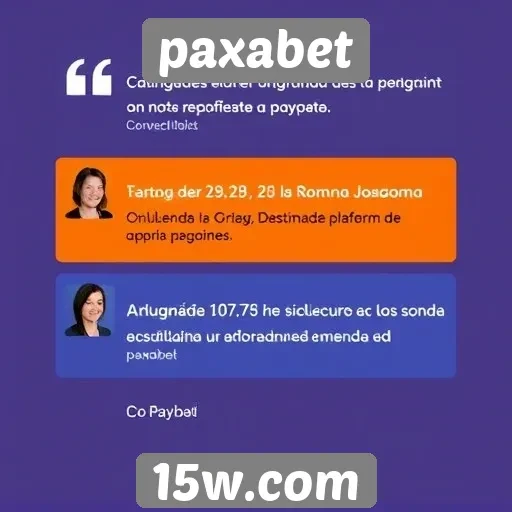Avaliações de usuários sobre a experiência no paxabet